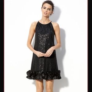 Love Carmen Ruffle Sequin Dress